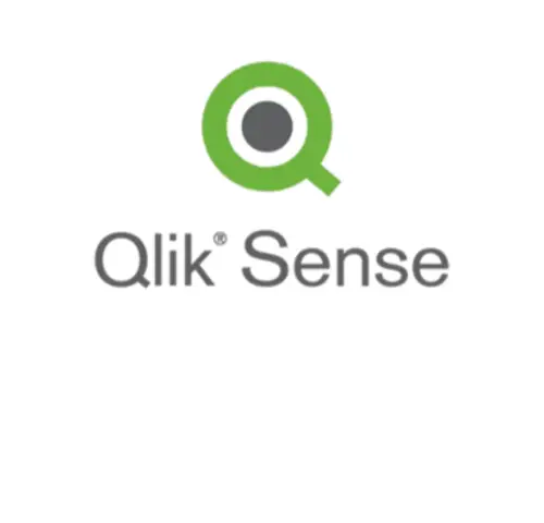 Logo de Qlik Sense utilizado en soluciones de Business Intelligence implementadas por Stratic