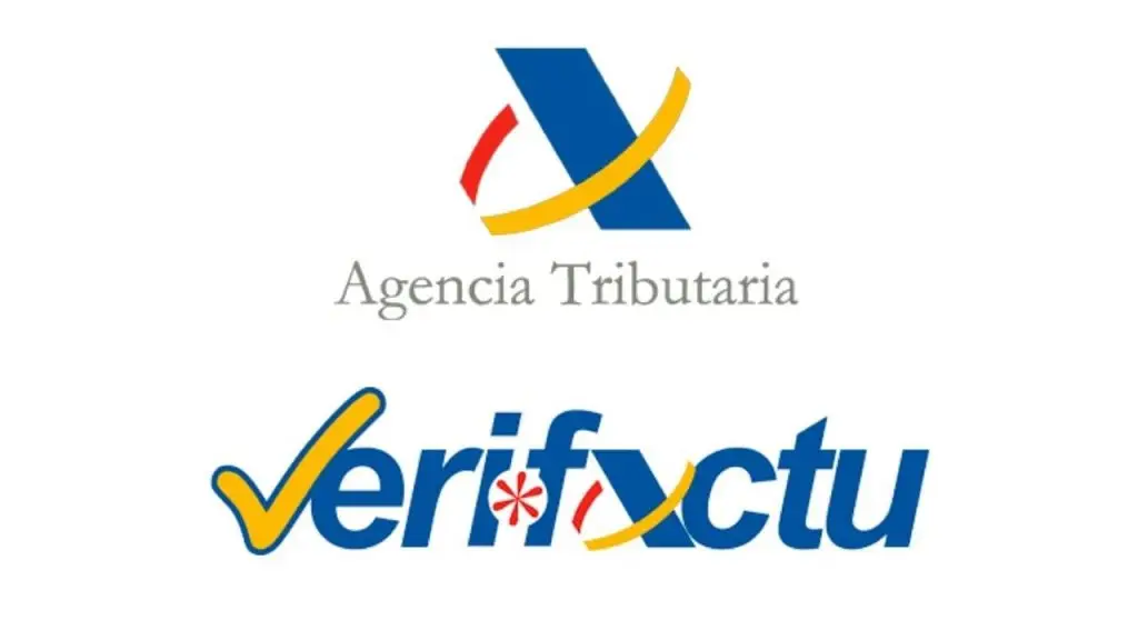 Logotipo oficial de la Agencia Tributaria y Verifactu para adaptación ERP con Stratic y cumplimiento Ley Antifraude