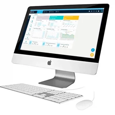 Panel de beneficios del ERP Logística TRANSCORE de Stratic con KPIs, mapas y trazabilidad en tiempo real